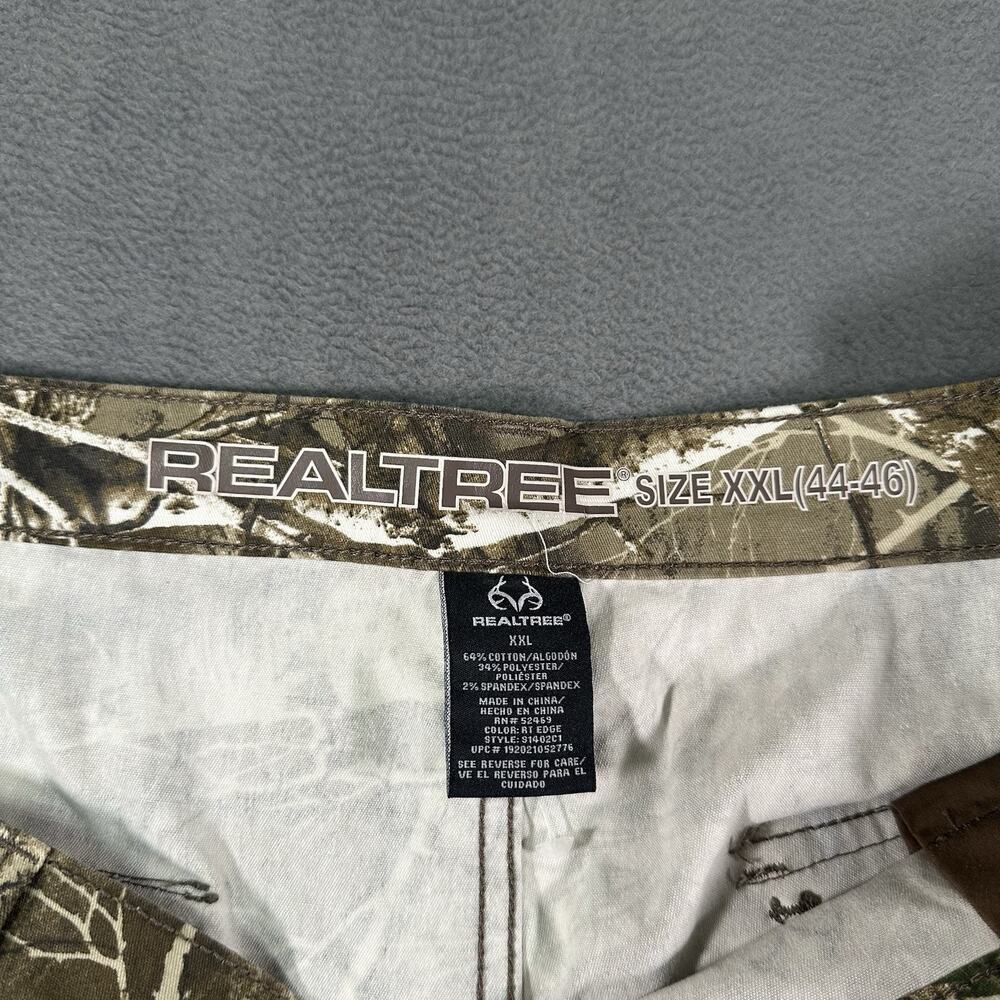 Realtree Camo Cargo Pants Brown Men’s XXL Cotton Blend Hunting Outdoor Utility - Picture 6 of 8